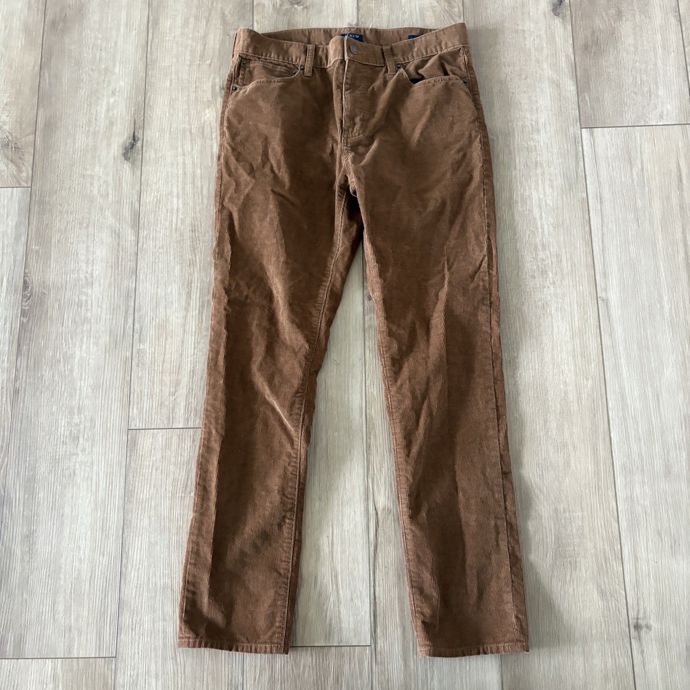 J.‎ Crew Flex Slim Fit Corduroy Pants Men's Size 30x30 Light Brown
